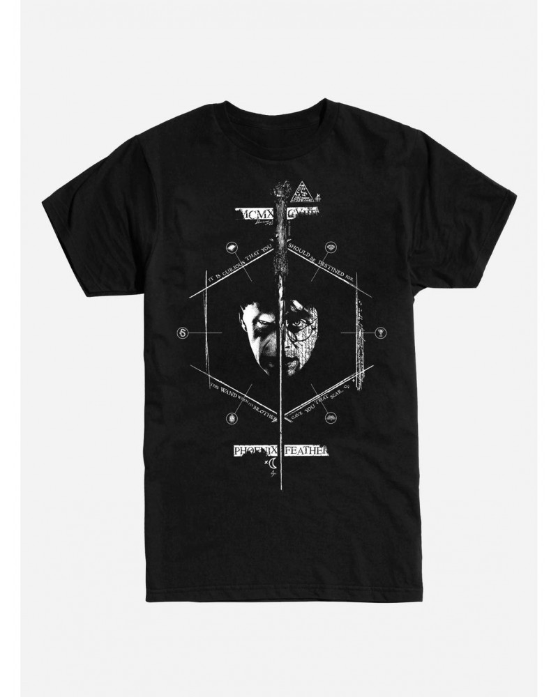 Harry Potter Harry and Voldemort Wand T-Shirt $8.60 T-Shirts