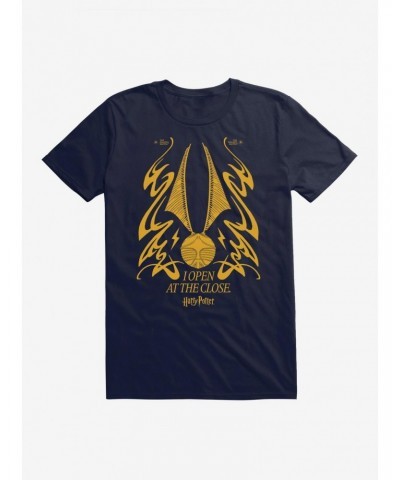 Harry Potter Snitch Open At The Close T-Shirt $7.46 T-Shirts