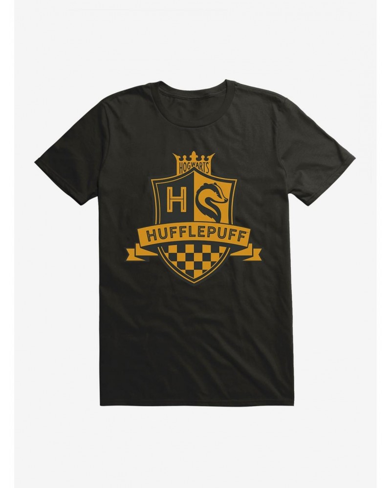 Harry Potter Hufflepuff House Crest T-Shirt $8.22 T-Shirts