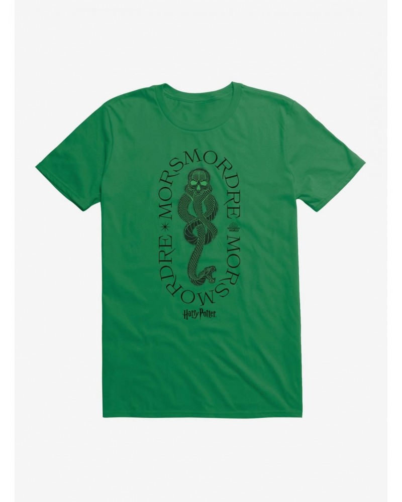 Harry Potter Morsmordre Death Eater Dark Mark T-Shirt $9.37 T-Shirts