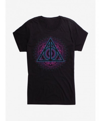 Harry Potter Deathly Hallows Symbol Decal Girls T-Shirt $9.36 T-Shirts