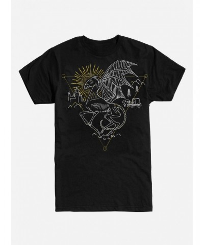 Harry Potter Thestral Outline T-Shirt $8.03 T-Shirts