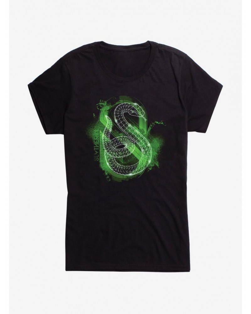 Harry Potter Slytherin Snake Girls T-Shirt $6.18 T-Shirts