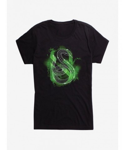 Harry Potter Slytherin Snake Girls T-Shirt $6.18 T-Shirts