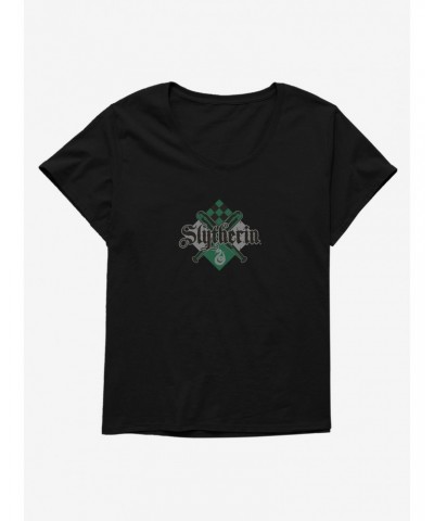 Harry Potter Slytherin Beater's Bat Girls T-Shirt Plus Size $10.40 T-Shirts