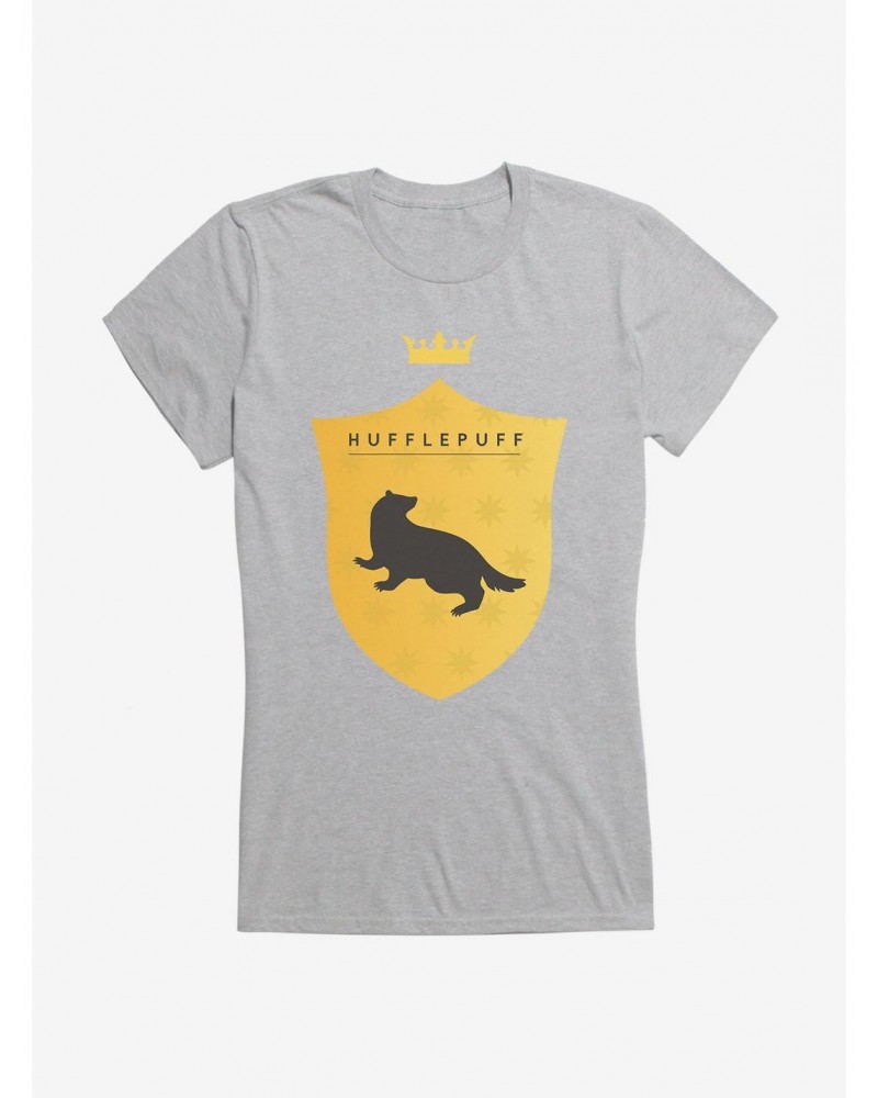 Harry Potter Hufflepuff Shield Girls T-Shirt $6.18 T-Shirts