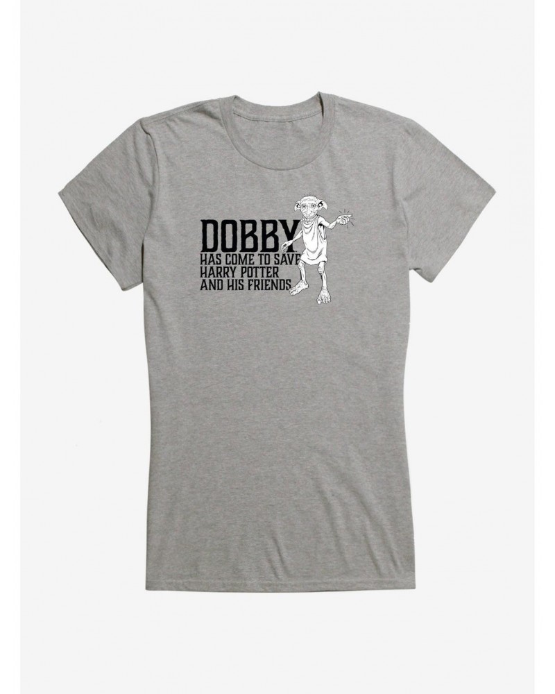 Harry Potter Dobby To The Rescue Girls T-Shirt $9.56 T-Shirts