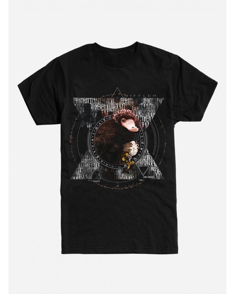 Fantastic Beasts Niffler Triangles T-Shirt $7.46 T-Shirts