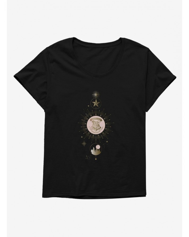 Harry Potter Hogwarts Constellation Girls T-Shirt Plus Size $8.55 T-Shirts