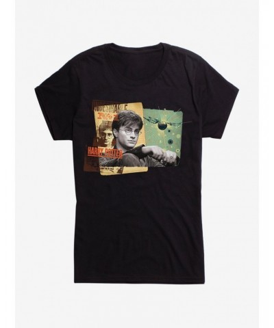 Harry Potter Undesirable No.1 Collage Girls T-Shirt $9.16 T-Shirts