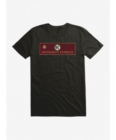 Harry Potter Platform 9 3/4 Hogwarts Express Sign T-Shirt $8.60 T-Shirts