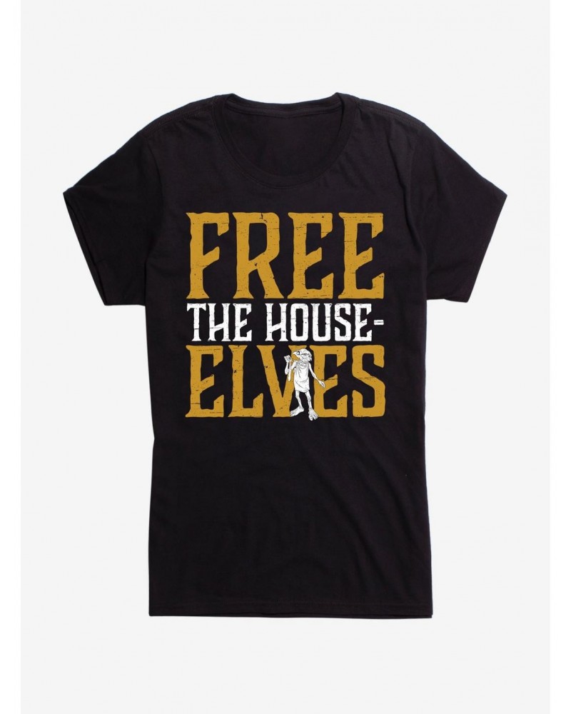 Harry Potter Free The House Elves Girls T-Shirt $6.77 T-Shirts