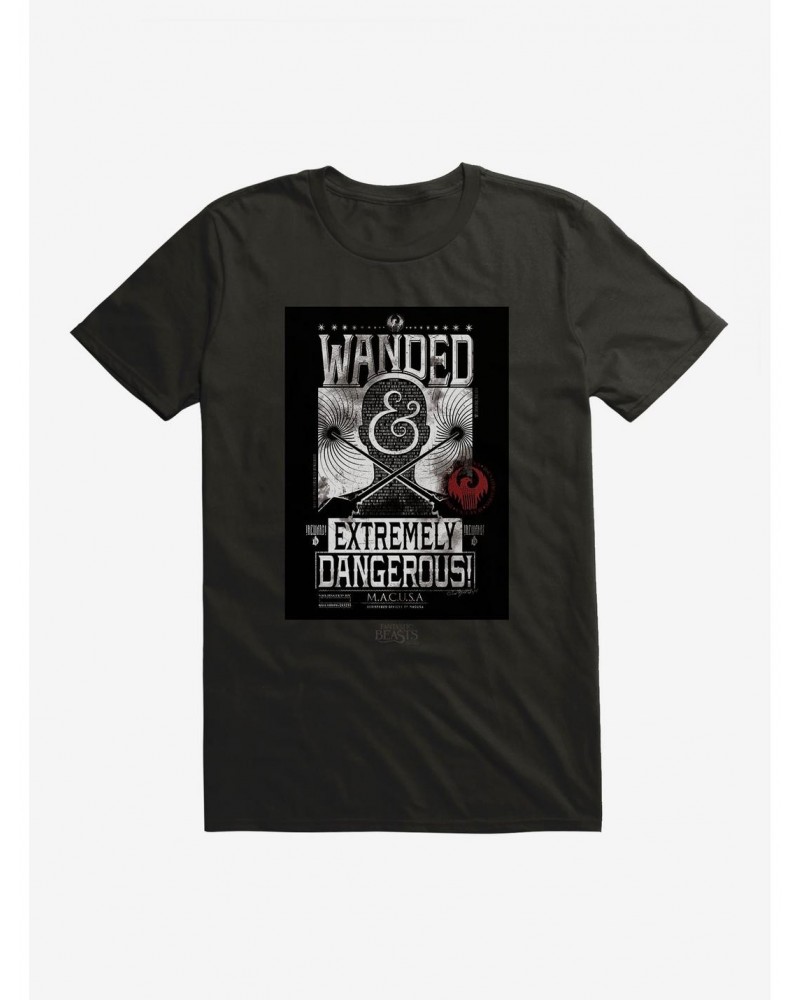 Fantastic Beasts Wanted Extremely Dangerous T-Shirt $8.41 T-Shirts