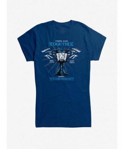 Harry Potter Harry Cedric Triwizard Girls T-Shirt $7.37 T-Shirts