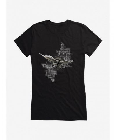 Fantastic Beasts Thunderbird Script Girls T-Shirt $7.17 T-Shirts