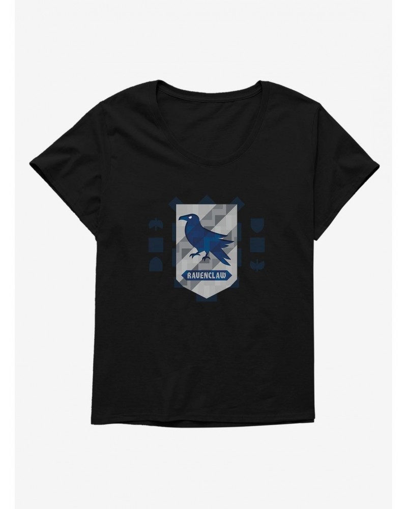 Harry Potter Ravenclaw House Crest Girls T-Shirt Plus Size $7.63 T-Shirts