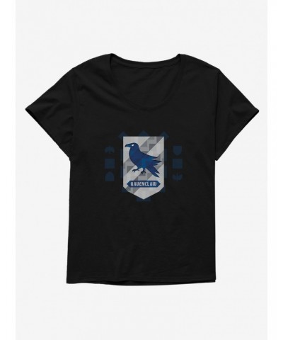 Harry Potter Ravenclaw House Crest Girls T-Shirt Plus Size $7.63 T-Shirts