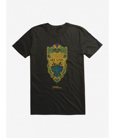 Fantastic Beasts: The Secrets Of Dumbledore Ministerio Da Magia Brasil Crest T-Shirt $7.07 T-Shirts