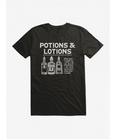 Fantastic Beasts Potions & Lotions T-Shirt $6.88 T-Shirts