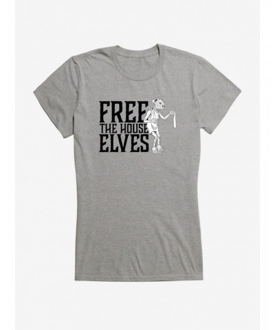 Harry Potter Dobby Free The House Elves Girls T-Shirt $8.57 T-Shirts