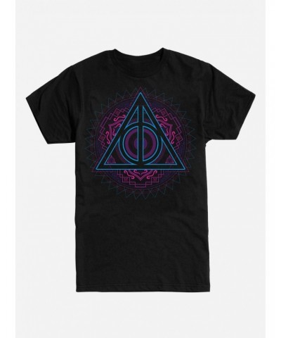 Harry Potter Deathly Hallows Symbol Decal T-Shirt $5.93 T-Shirts