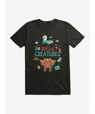 Harry Potter Comic Style Magical Creatures T-Shirt $7.27 T-Shirts