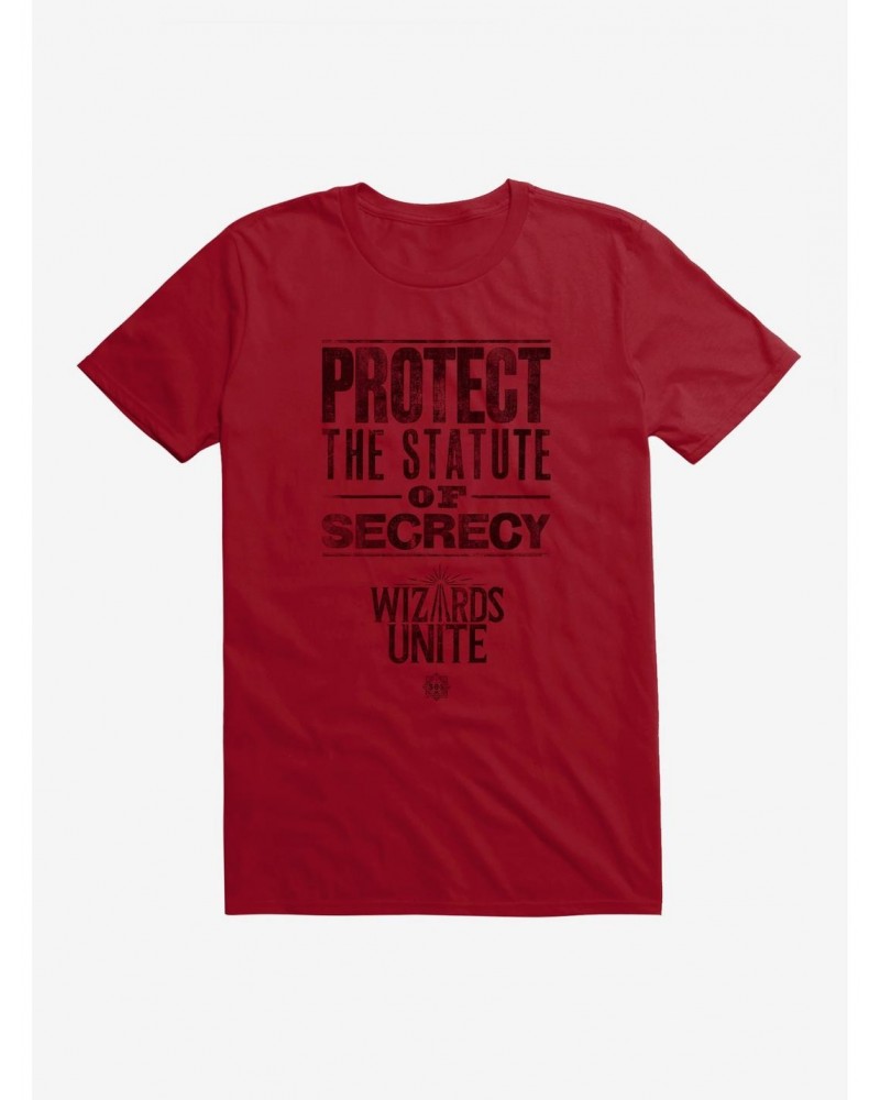 Harry Potter: Wizards Unite Statute Of Secrecy T-Shirt $8.41 T-Shirts