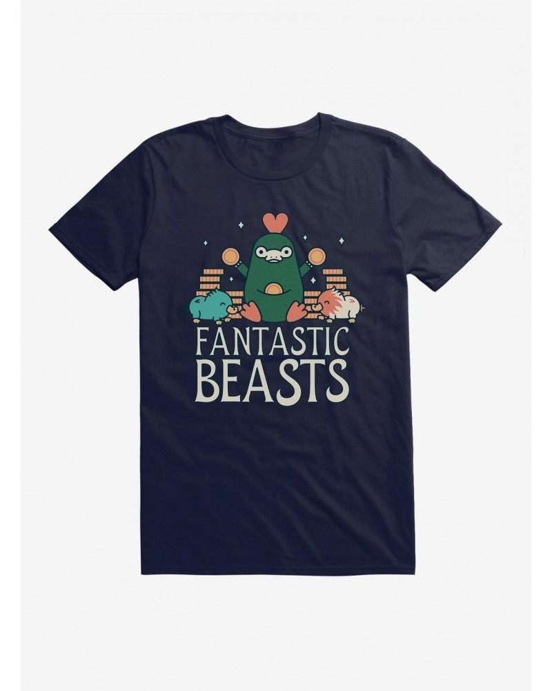 Fantastic Beasts Nifflers Money T-Shirt $6.31 T-Shirts