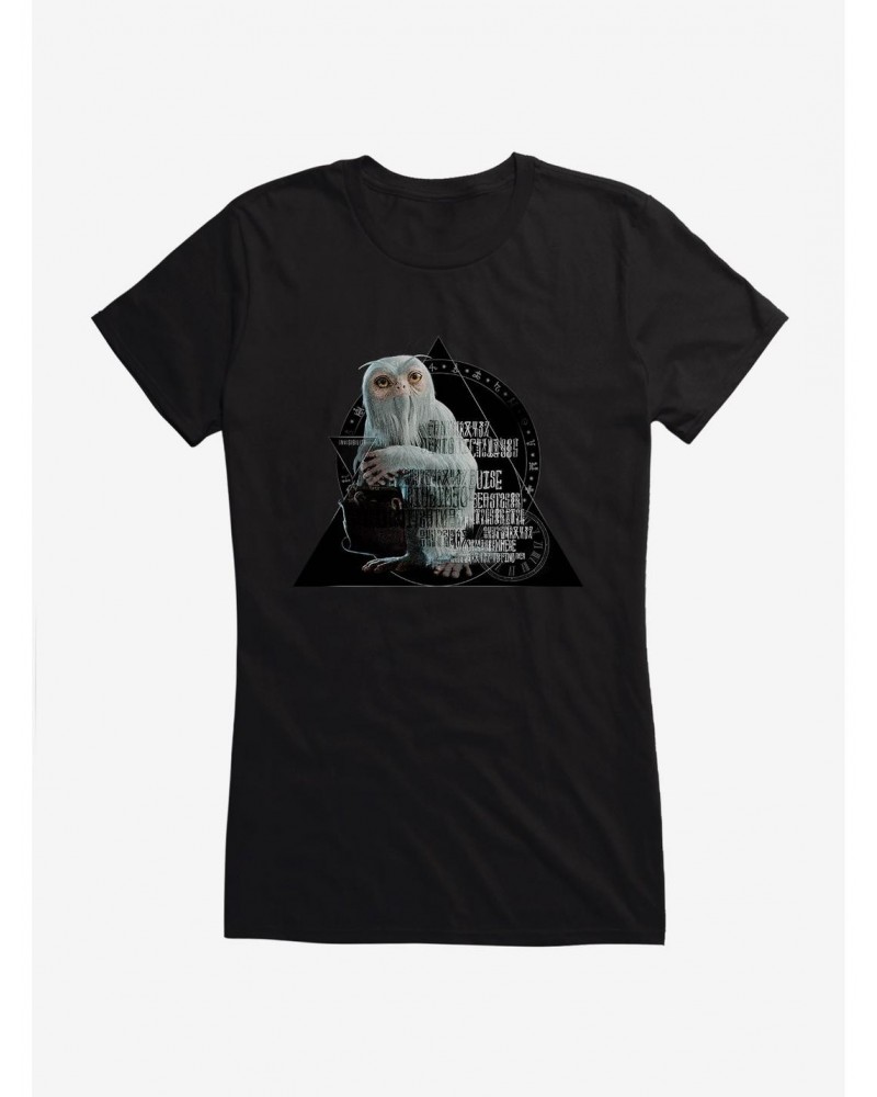 Fantastic Beasts Demiguise Script Girls T-Shirt $6.37 T-Shirts