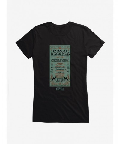 Fantastic Beasts Cirque Arcanus Poster Girls T-Shirt $6.77 T-Shirts