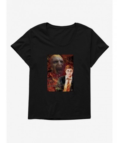 Harry Potter Voldemort And Harry Girls T-Shirt Plus Size $11.56 T-Shirts