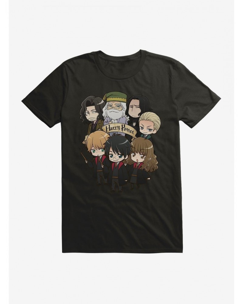 Harry Potter Banner And Group T-Shirt $7.65 T-Shirts