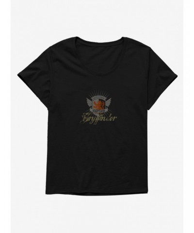 Harry Potter Worn Gryffindor Captain Girls T-Shirt Plus Size $8.79 T-Shirts