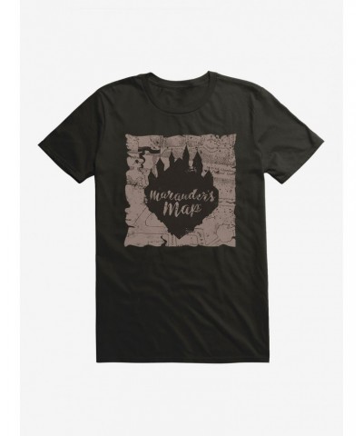 Harry Potter Map Silhoutte T-Shirt $9.18 T-Shirts