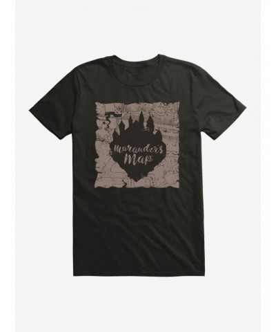 Harry Potter Map Silhoutte T-Shirt $9.18 T-Shirts