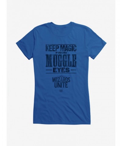 Harry Potter: Wizards Unite Muggle Eyes Girls T-Shirt $7.57 T-Shirts