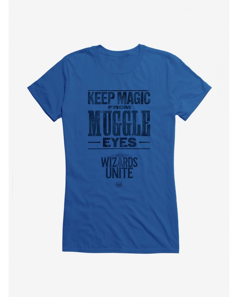 Harry Potter: Wizards Unite Muggle Eyes Girls T-Shirt $7.57 T-Shirts