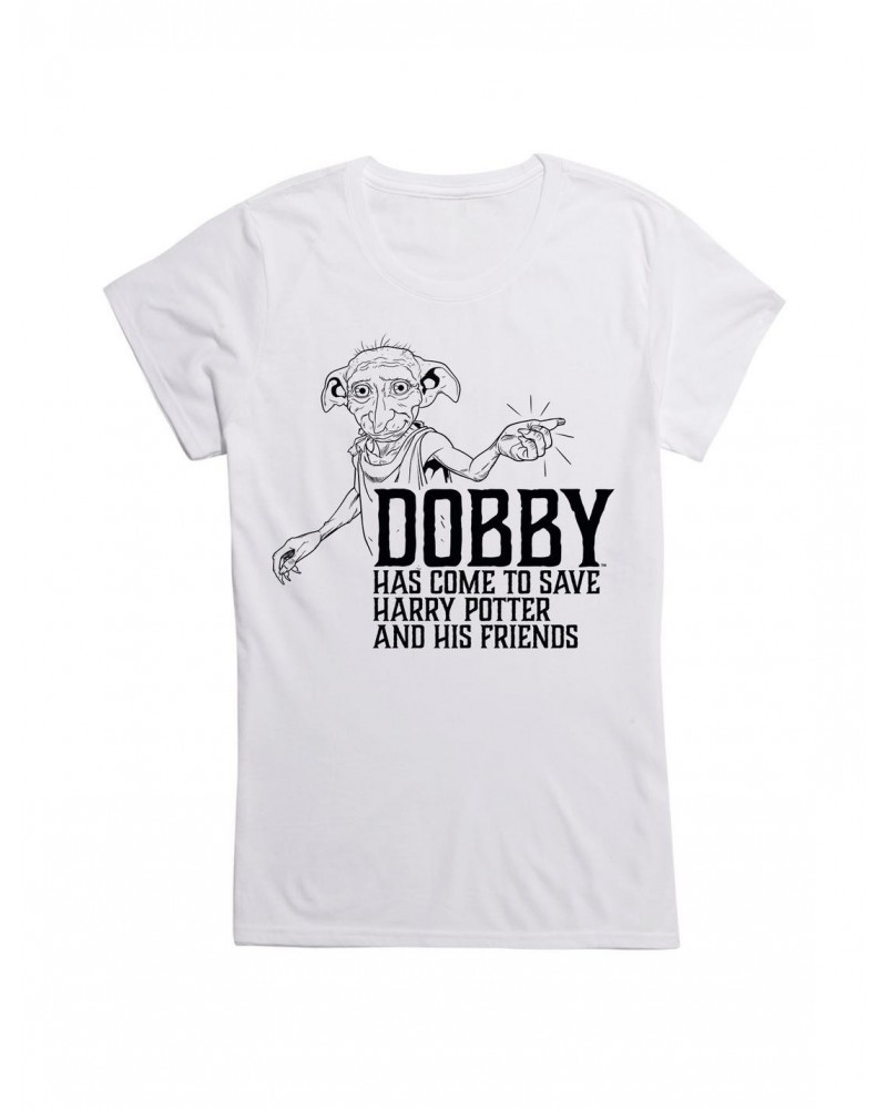 Harry Potter Dobby To The Rescue Bold Girls T-Shirt $6.97 T-Shirts