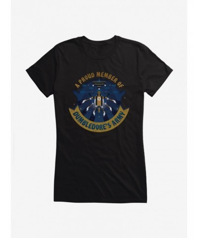 Harry Potter A Proud Member Of Dumbledore's Army Girls T-Shirt $9.36 T-Shirts