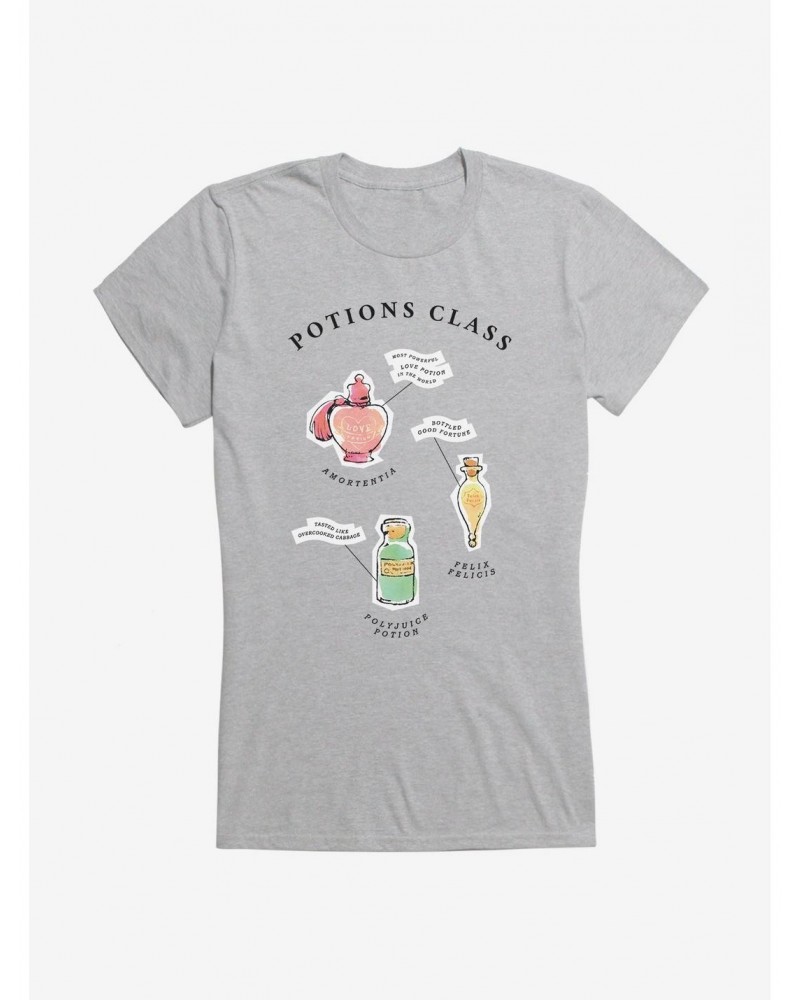 Harry Potter Watercolor Potions Class Girls T-Shirt $7.37 T-Shirts