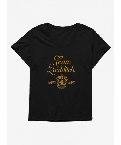 Harry Potter Gryffindor Team Quidditch Girls T-Shirt Plus Size $8.79 T-Shirts