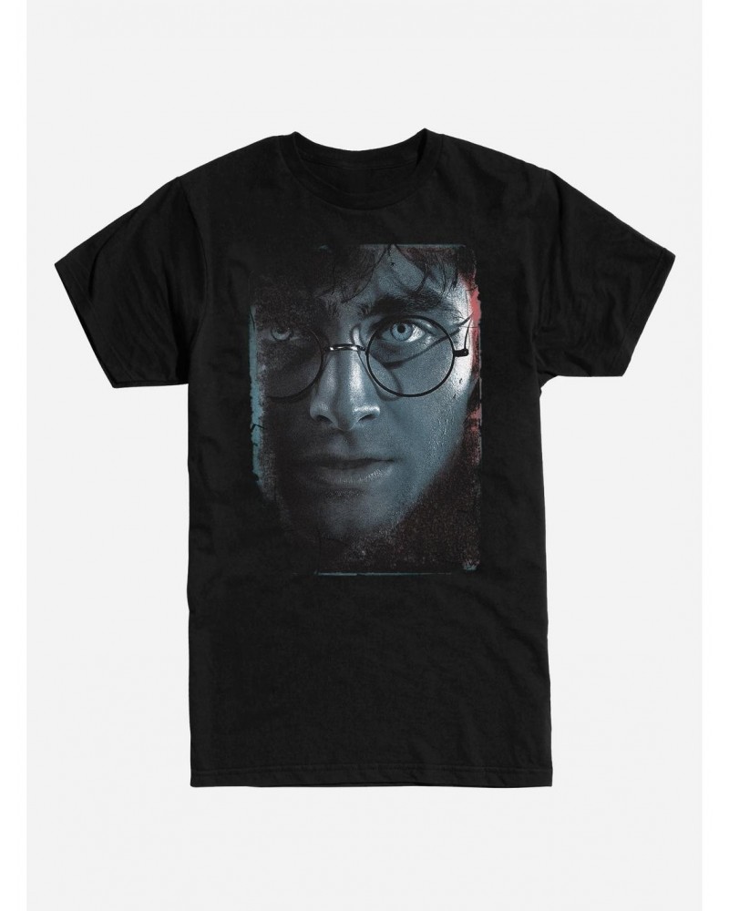 Harry Potter Close Up Harry T-Shirt $8.41 T-Shirts