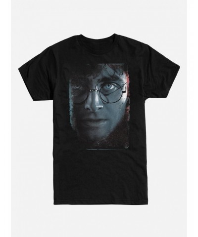 Harry Potter Close Up Harry T-Shirt $8.41 T-Shirts