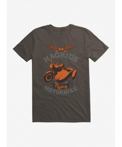 Harry Potter Hagrid's Flying Motorbike Bronze Icon T-Shirt $8.99 T-Shirts