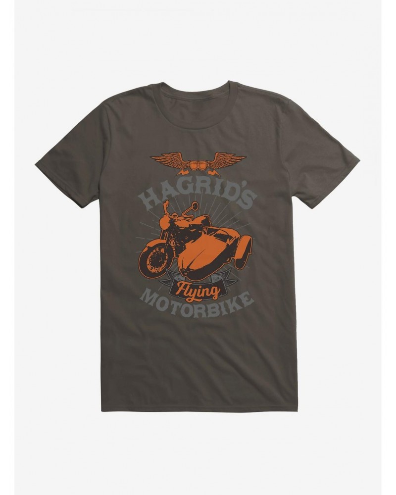 Harry Potter Hagrid's Flying Motorbike Bronze Icon T-Shirt $8.99 T-Shirts