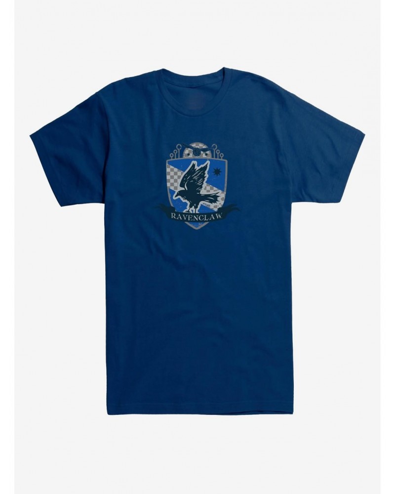 Harry Potter Quidditch Ravenclaw Shield T-Shirt $8.41 T-Shirts