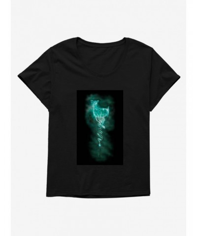 Harry Potter Doe Patronus Wand Girls T-Shirt Plus Size $9.25 T-Shirts