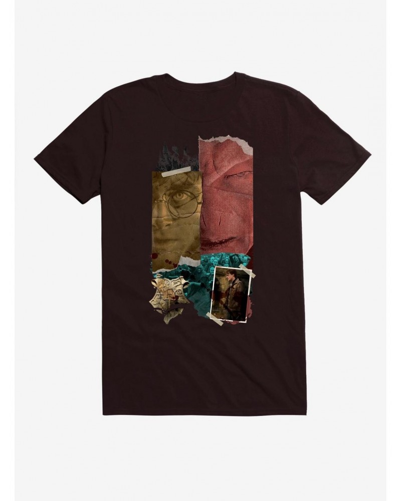 Harry Potter Voldemort Collage T-Shirt $8.99 T-Shirts