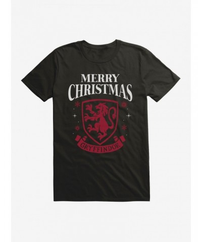 Harry Potter Merry Christmas Gryffindor T-Shirt $6.88 T-Shirts