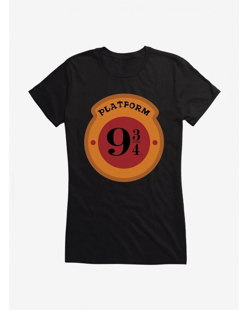 Harry Potter Platform 9 3/4 Logo Girls T-Shirt $6.97 T-Shirts